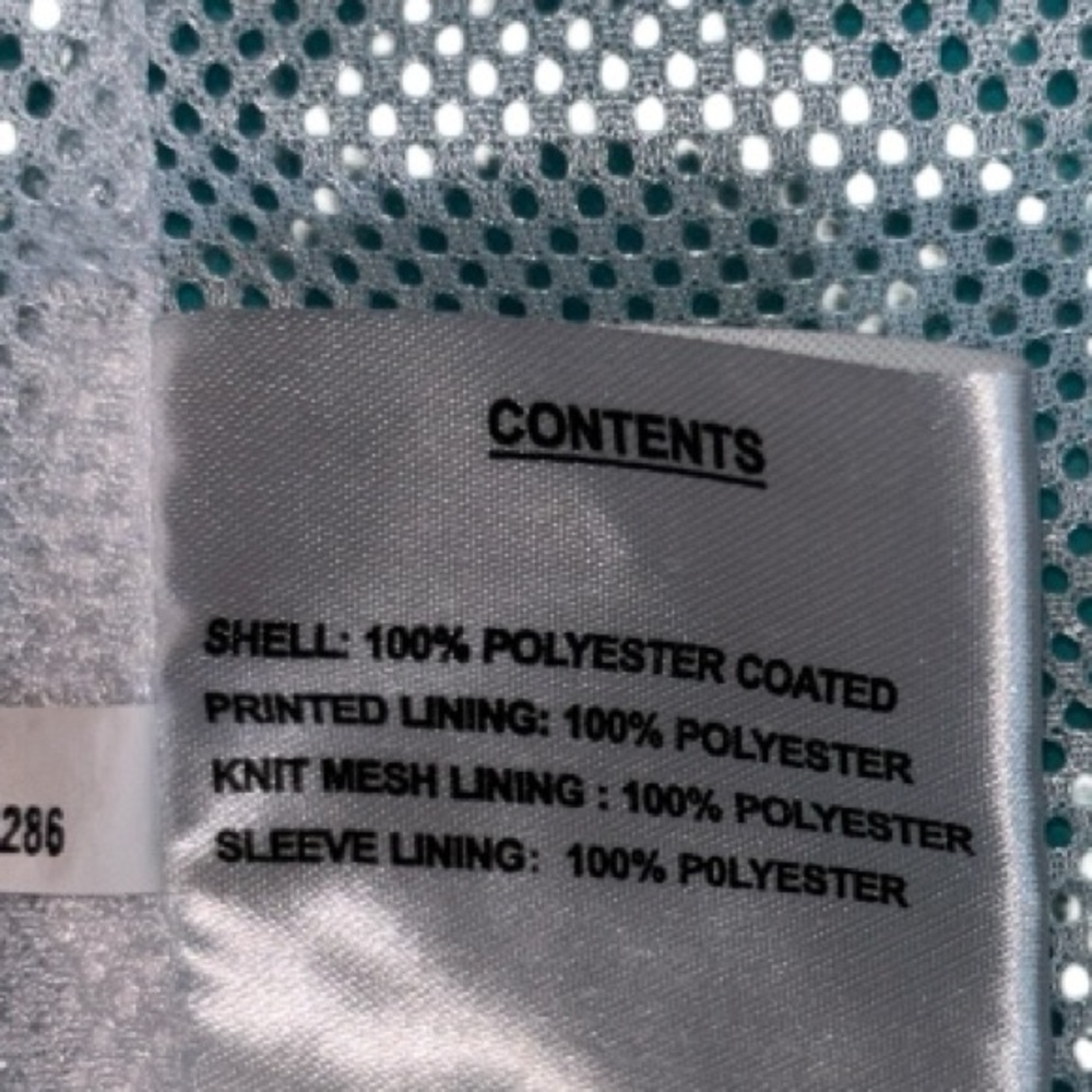 Fleet Street Hooded Mesh Active Jacket, Water Repellent, NWOT - Picture 9 of 13